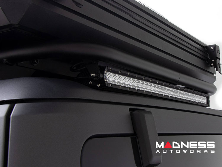 Ford Bronco Roof Rack - ZROADZ - 4 Door - Kit w/ Amber & White LED Pods & Rear Light Bar